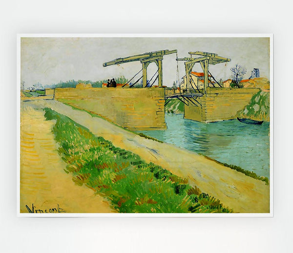 Van Gogh The Langlois Bridge Print Poster Wall Art