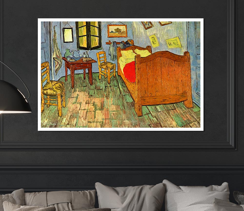 Van Goghs Bedroom By Van Gogh Print Poster Wall Art