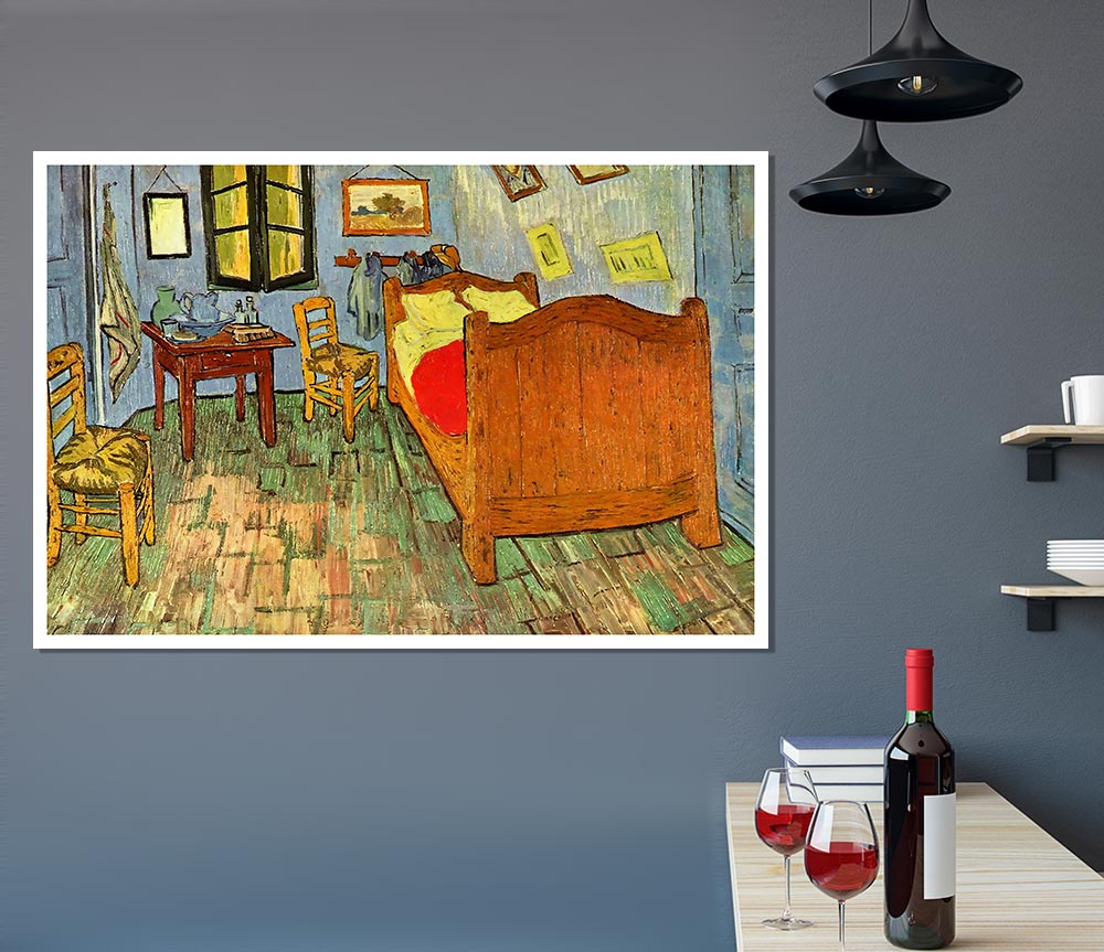 Van Goghs Bedroom By Van Gogh Print Poster Wall Art