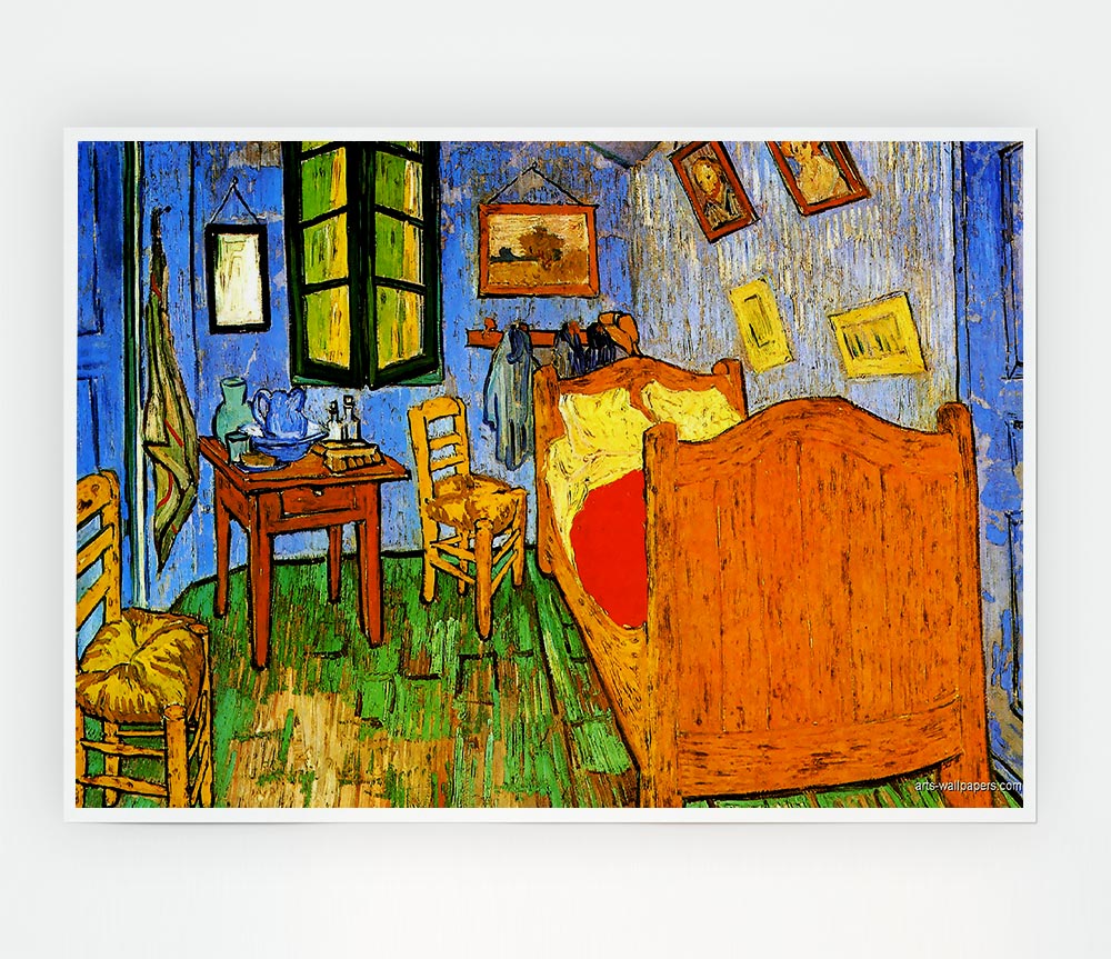 Van Gogh His Bedroom 3 Print Poster Wall Art