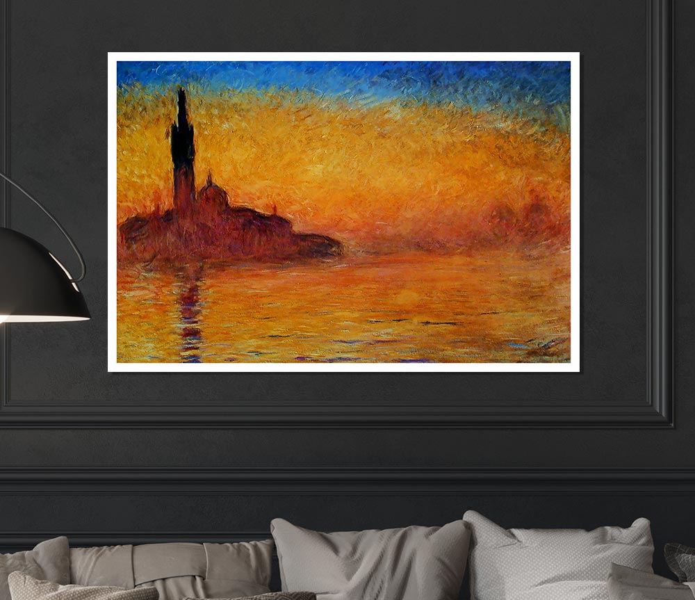 Vincent Van Gogh Twilight In Venice Print Poster Wall Art