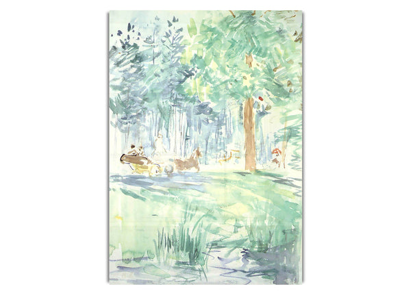 Wagen im Bois De Boulogne, All‘e Des Poteaux von Morisot