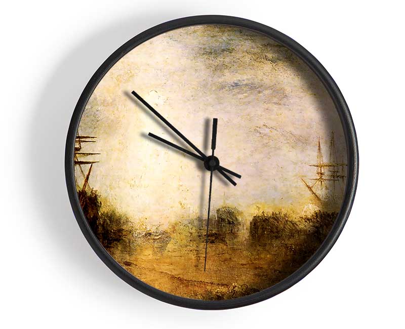 Joseph Mallord Turner Whalers Boiling Blubber Clock - Wallart-Direct UK