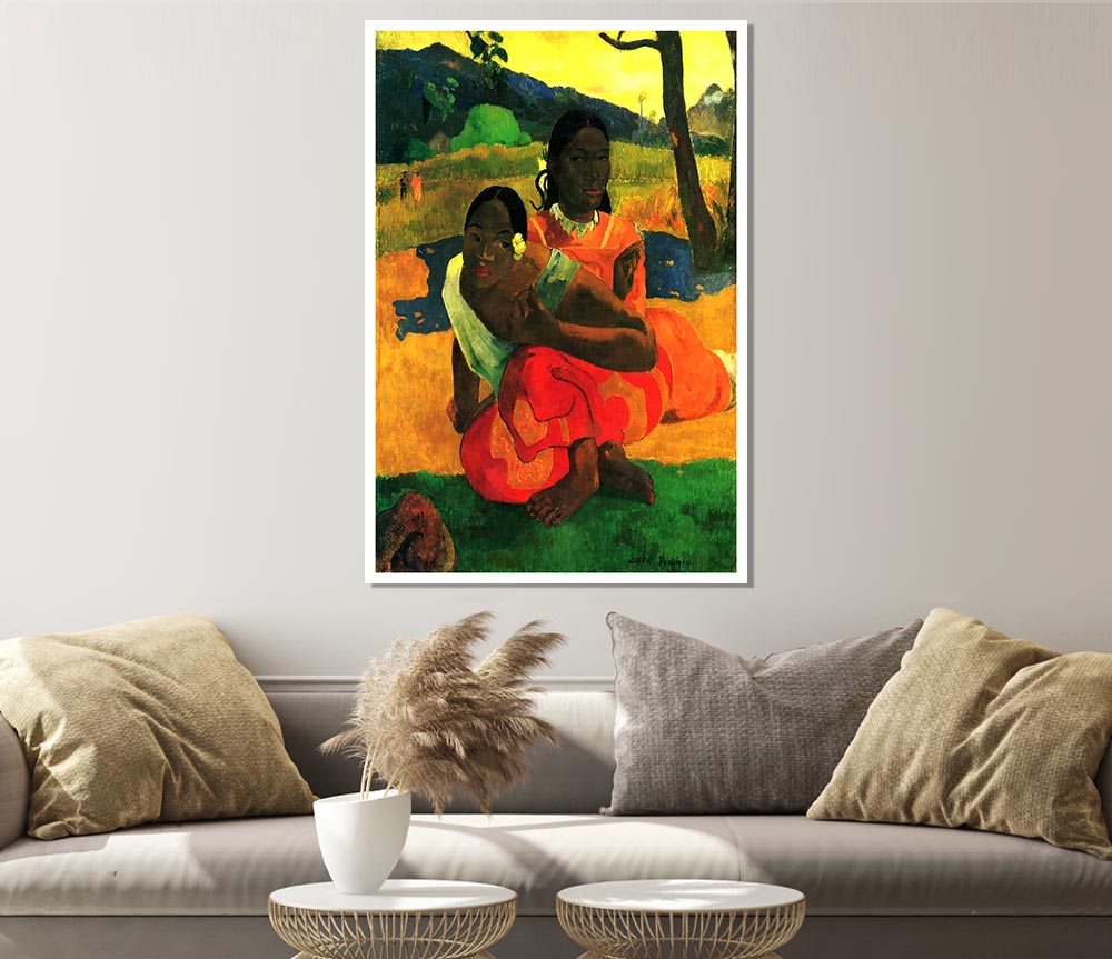 Gauguin When You Hear Print Poster Wall Art