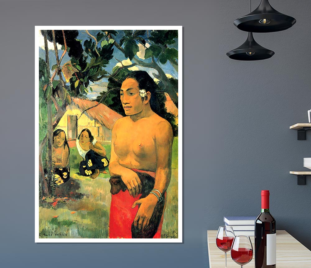 Gauguin Where Do You Print Poster Wall Art