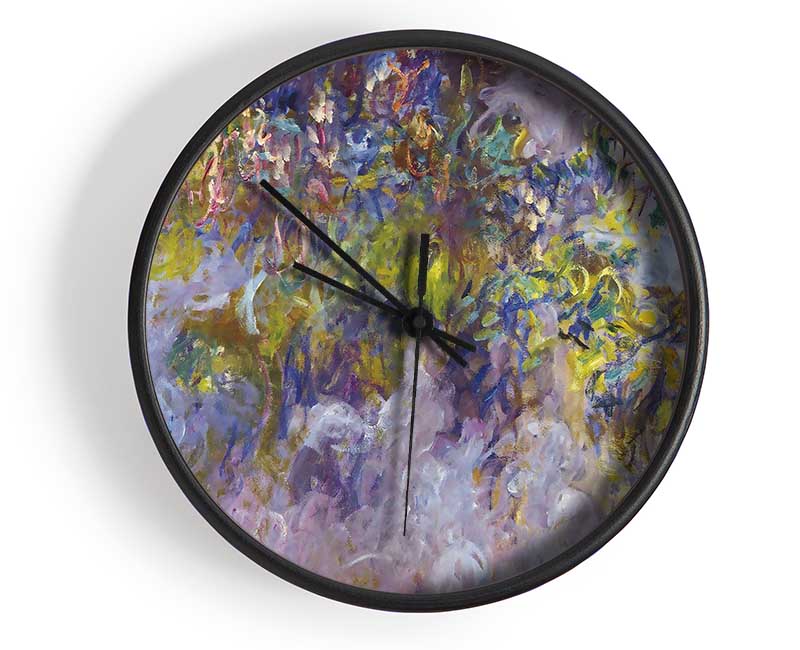 Monet Wisteria 1 Clock - Wallart-Direct UK