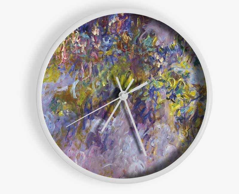 Monet Wisteria 1 Clock - Wallart-Direct UK