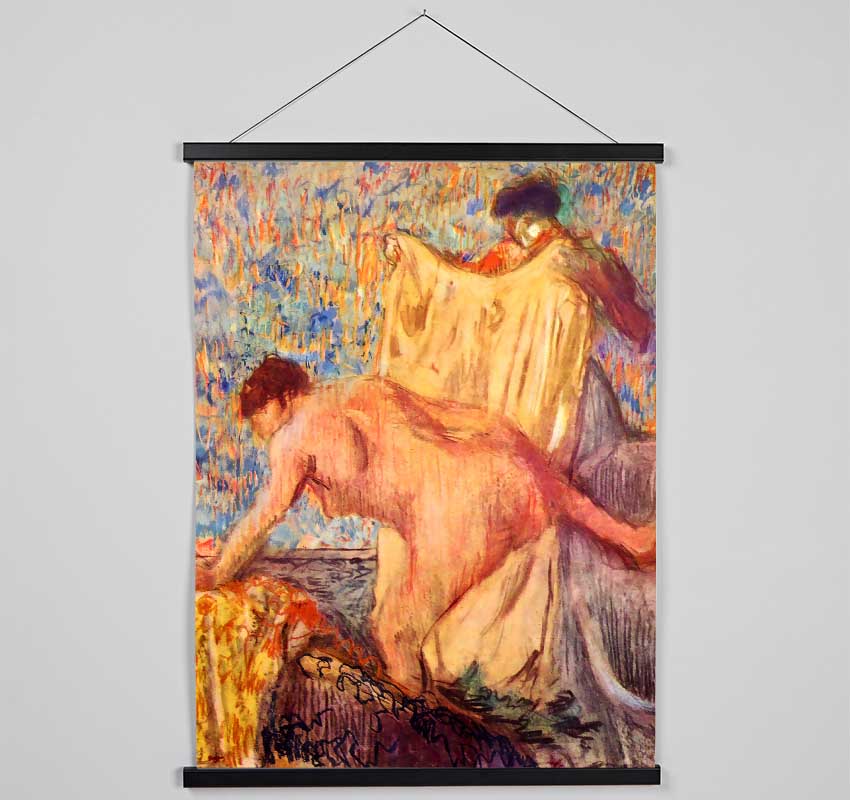 Degas Withdrawing From The Bathtub Hanging Poster - Wallart-Direct UK