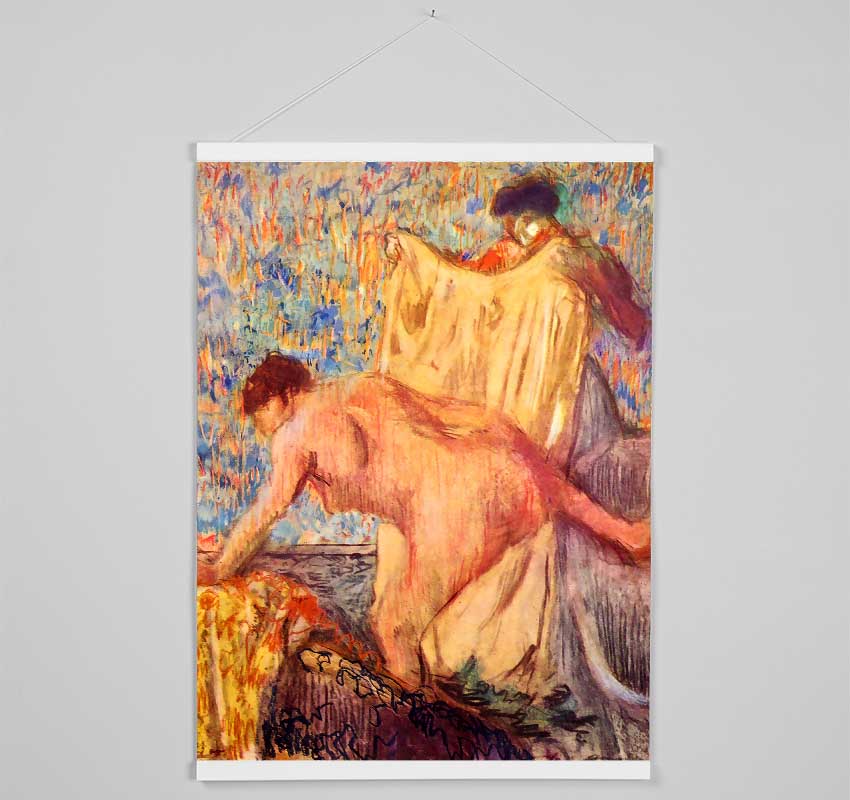 Degas Withdrawing From The Bathtub Hanging Poster - Wallart-Direct UK