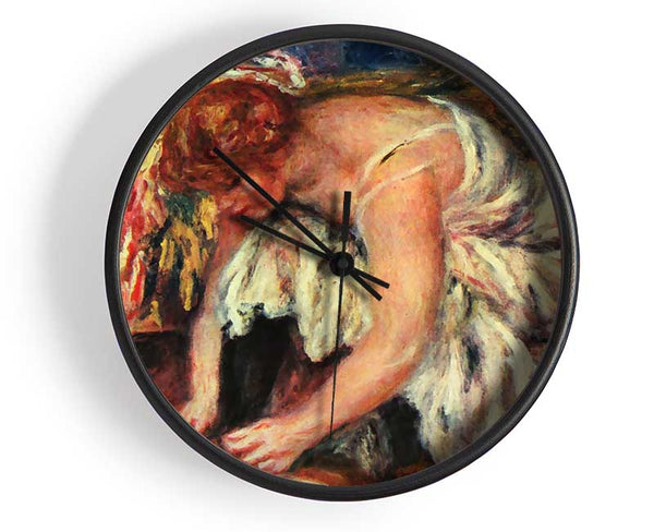 Renoir Woman Shoe Syndicate Clock - Wallart-Direct UK