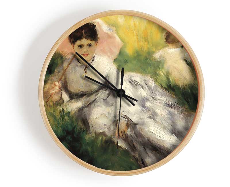 Renoir Woman With Parasol Clock - Wallart-Direct UK