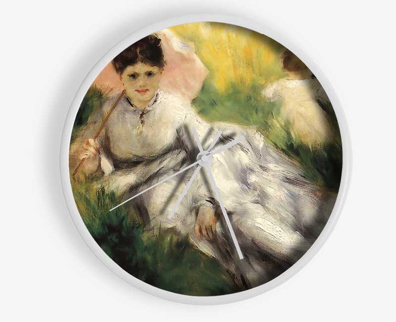 Renoir Woman With Parasol Clock - Wallart-Direct UK