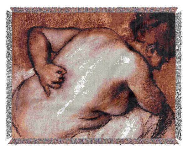 Degas Womans Back Woven Blanket