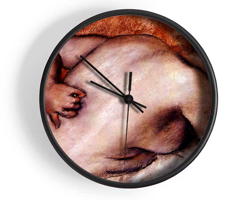 Degas Womans Back Clock - Wallart-Direct UK