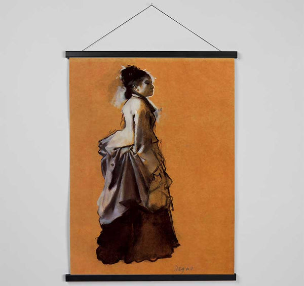 Degas Young Lady In The Road Costume Hanging Poster - Wallart-Direct UK