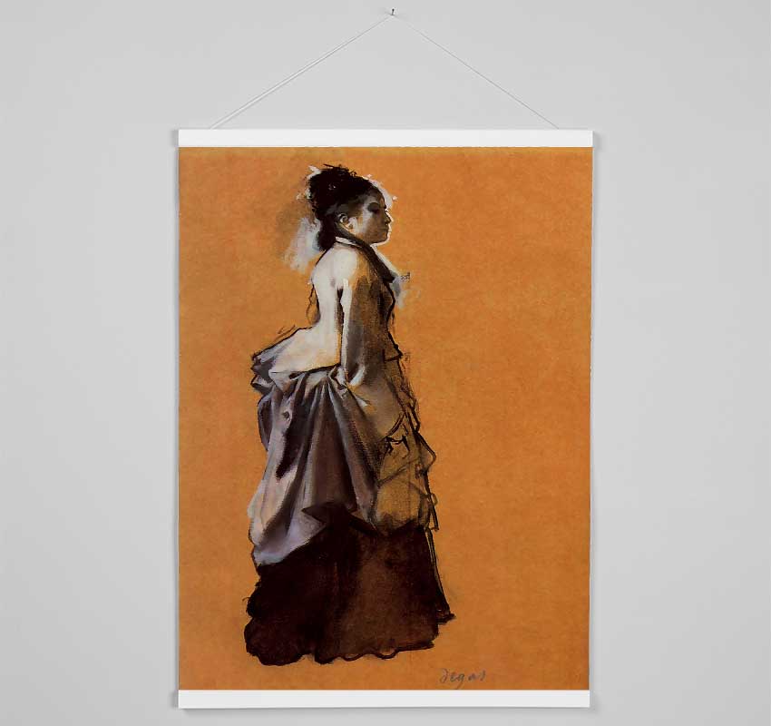 Degas Young Lady In The Road Costume Hanging Poster - Wallart-Direct UK