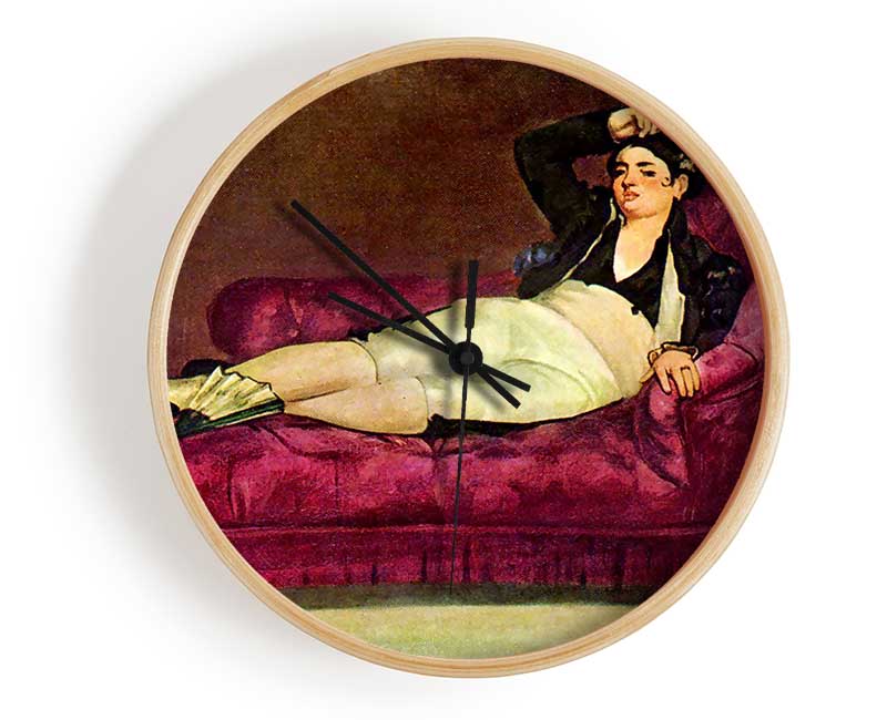 Manet Young Woman In Spanish Dress Clock - Wallart-Direct UK