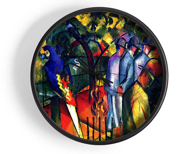 August Macke Zoological Gardens Clock - Wallart-Direct UK