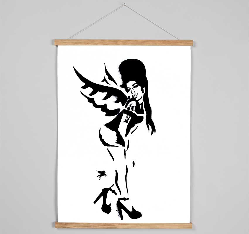 Amy Winehouse Wings Hanging Poster - Wallart-Direct UK