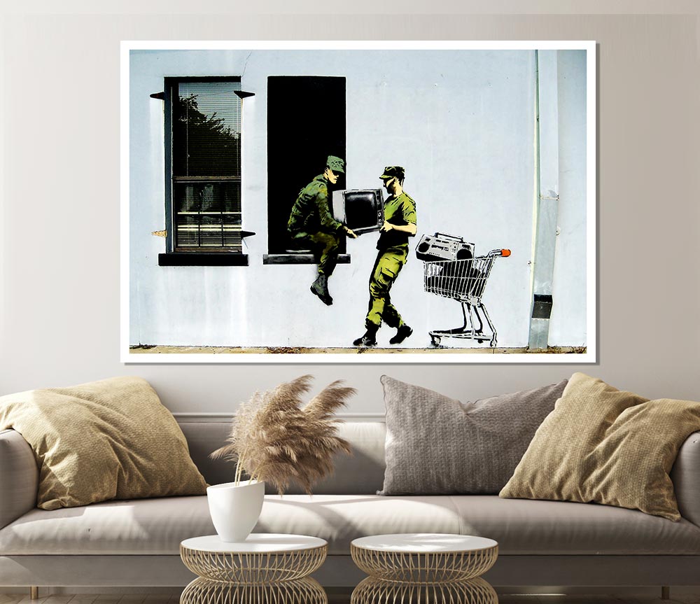 Army Heist Print Poster Wall Art