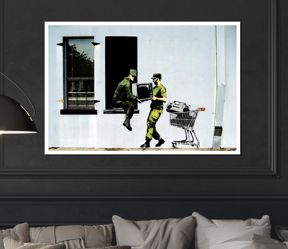 Army Heist Print Poster Wall Art