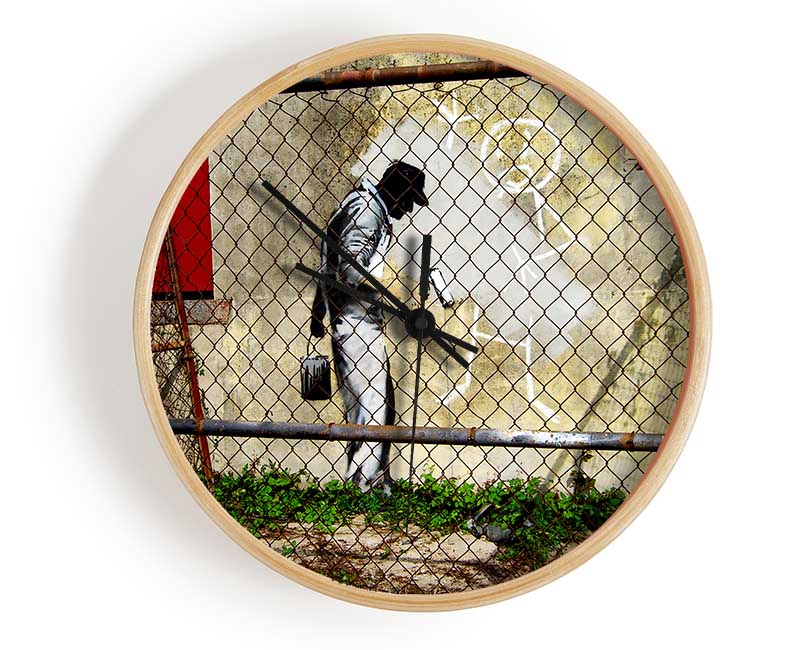 Behind The Fence Clock - Wallart-Direct UK