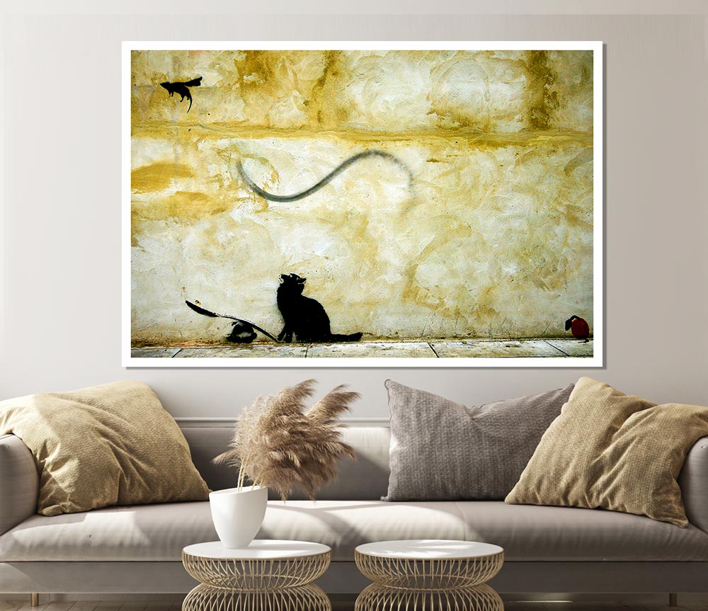 Bird Catcher Print Poster Wall Art