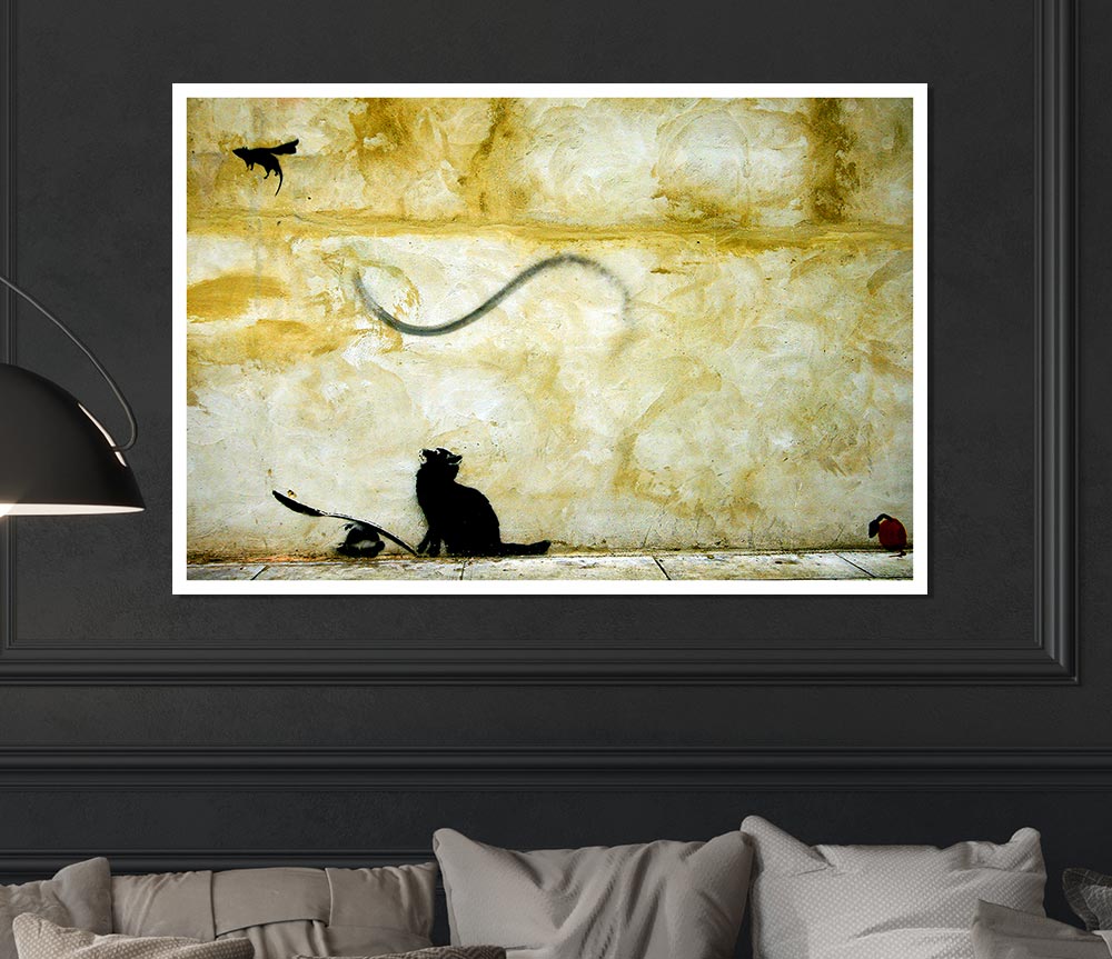 Bird Catcher Print Poster Wall Art