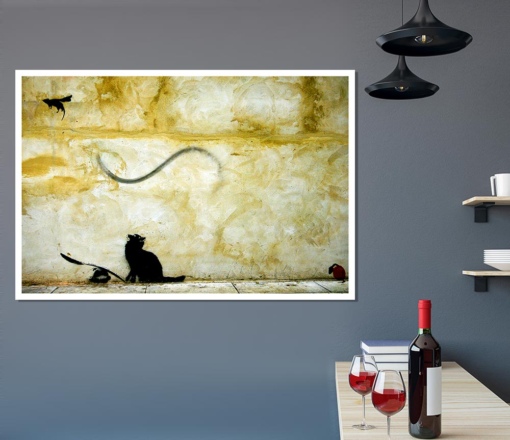 Bird Catcher Print Poster Wall Art