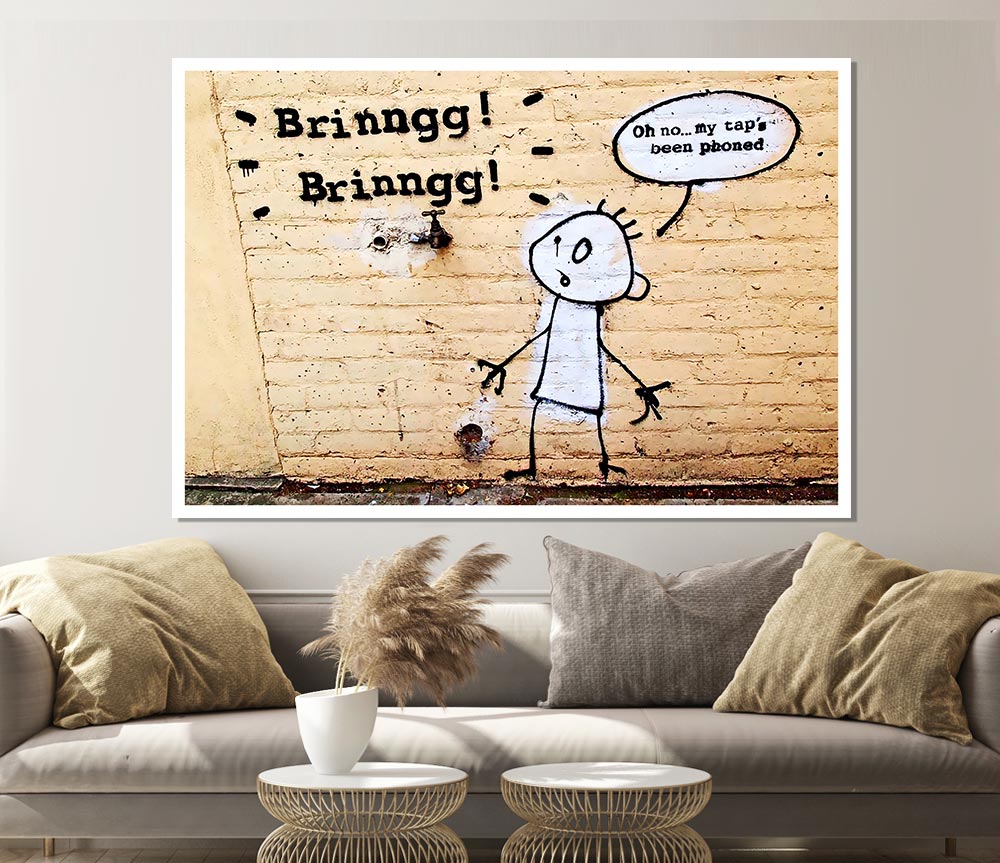 Brinngg Brinngg Print Poster Wall Art