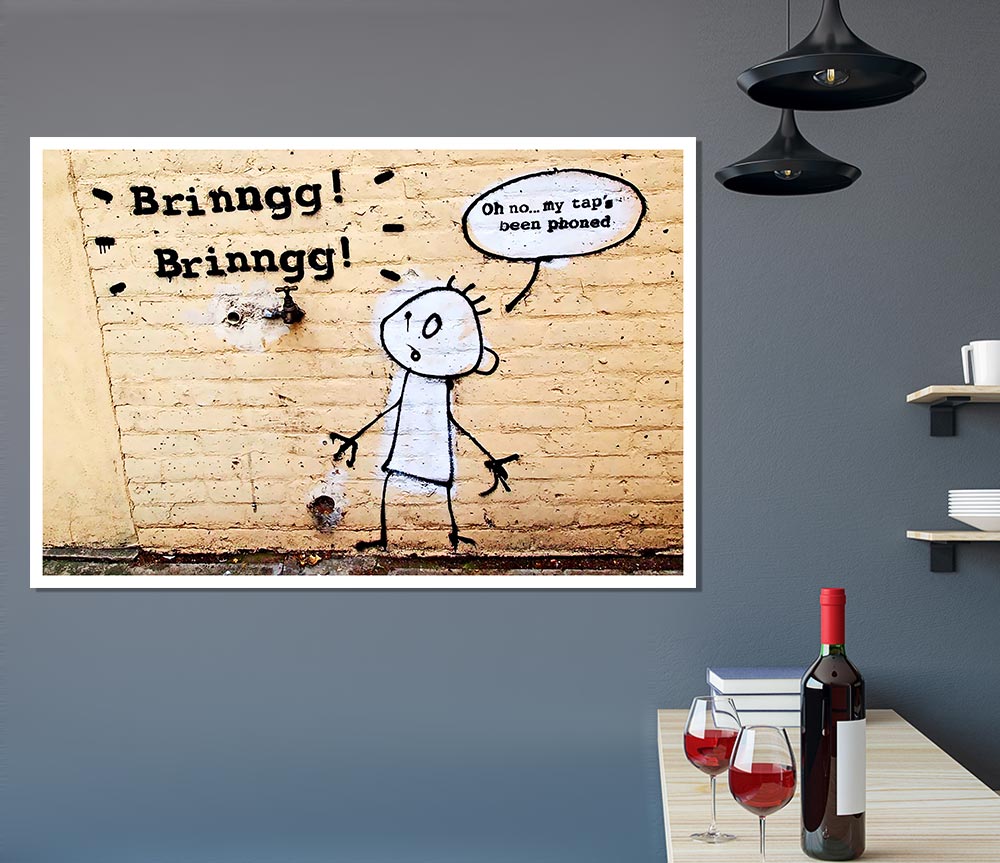 Brinngg Brinngg Print Poster Wall Art