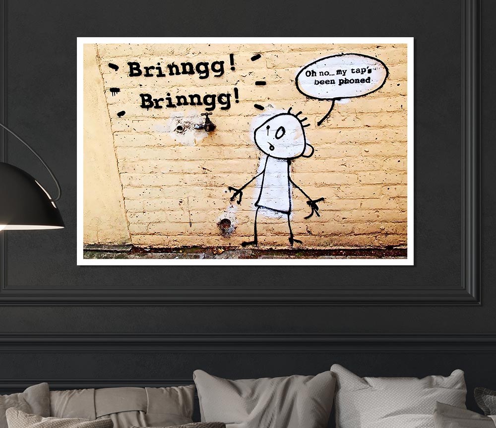 Brinngg Brinngg Print Poster Wall Art