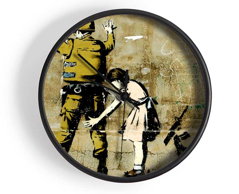 Child Searching Soldier Clock - Wallart-Direct UK