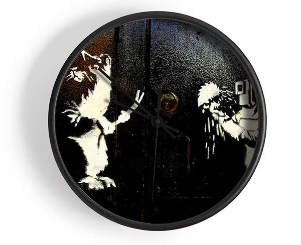 Crooked Rats Clock - Wallart-Direct UK