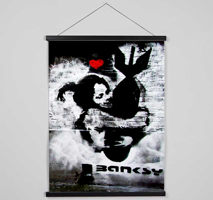 Hugging The Bomb Hanging Poster - Wallart-Direct UK