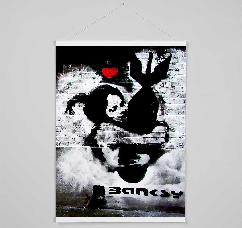 Hugging The Bomb Hanging Poster - Wallart-Direct UK