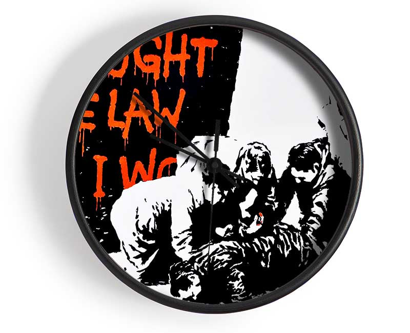 I Fought The War And I... Clock - Wallart-Direct UK