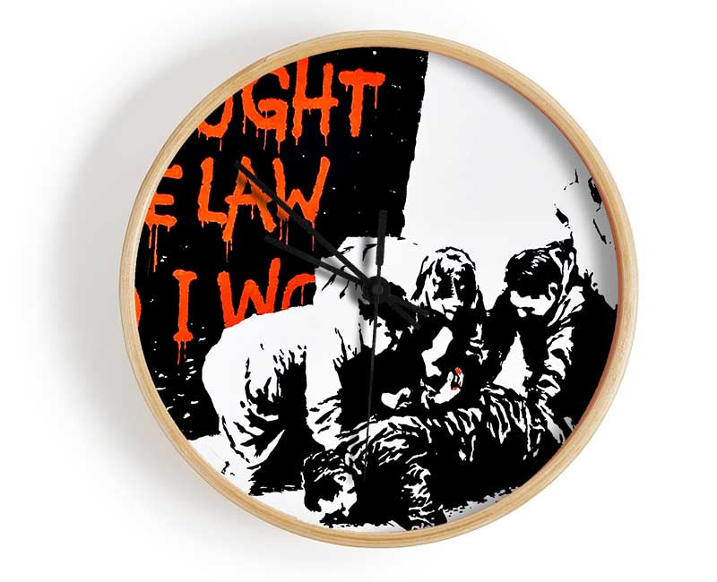 I Fought The War And I... Clock - Wallart-Direct UK