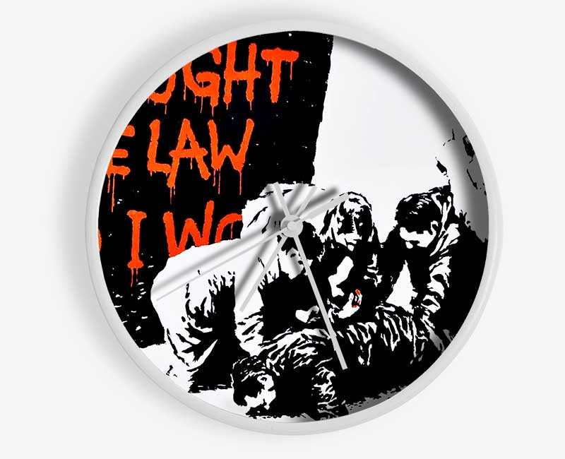 I Fought The War And I... Clock - Wallart-Direct UK