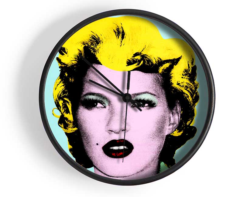 Kate Moss Clock - Wallart-Direct UK