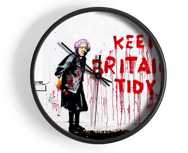 Keep Britain Tidy Clock - Wallart-Direct UK