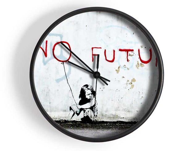 No Future Balloon Clock - Wallart-Direct UK