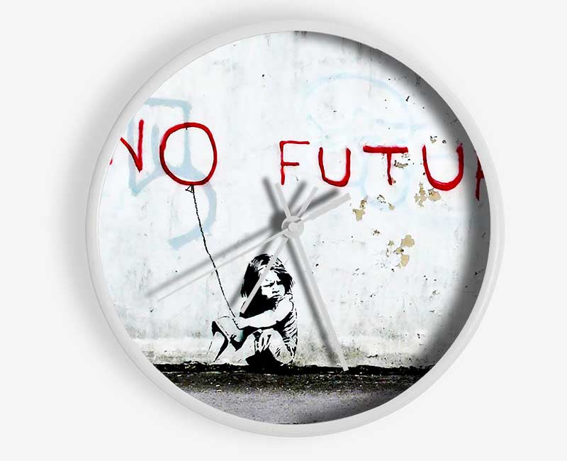 No Future Balloon Clock - Wallart-Direct UK