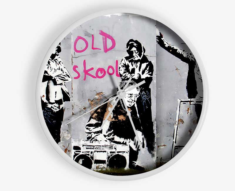 Old Skool Clock - Wallart-Direct UK