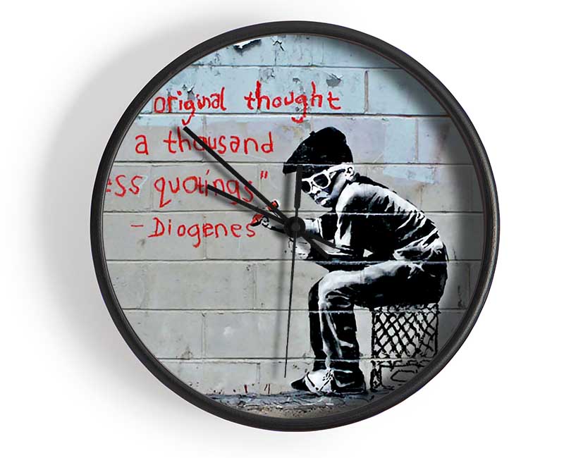 One Original Thought Is Worth A... Clock - Wallart-Direct UK