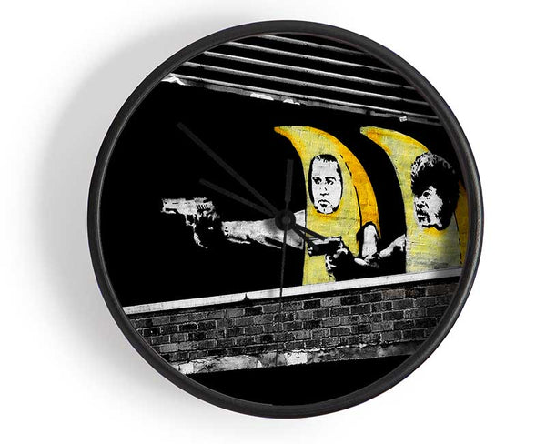 Pulp Fiction Banana Suits Clock - Wallart-Direct UK