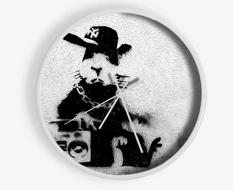 Rap Rat Clock - Wallart-Direct UK