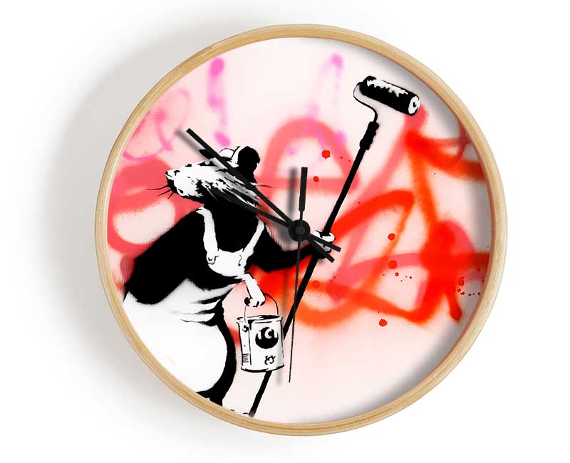 Rat Decorator Clock - Wallart-Direct UK