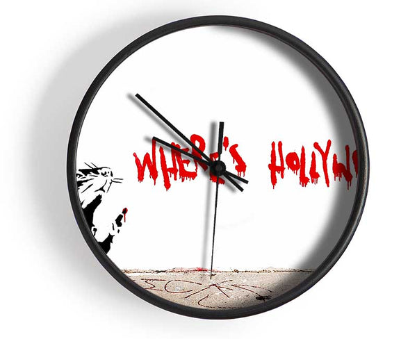 Rat Wheres Hollywood Clock - Wallart-Direct UK