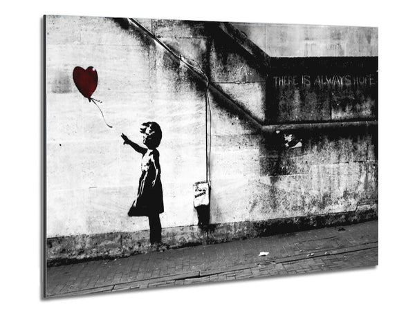 Red Heart Balloon Girl